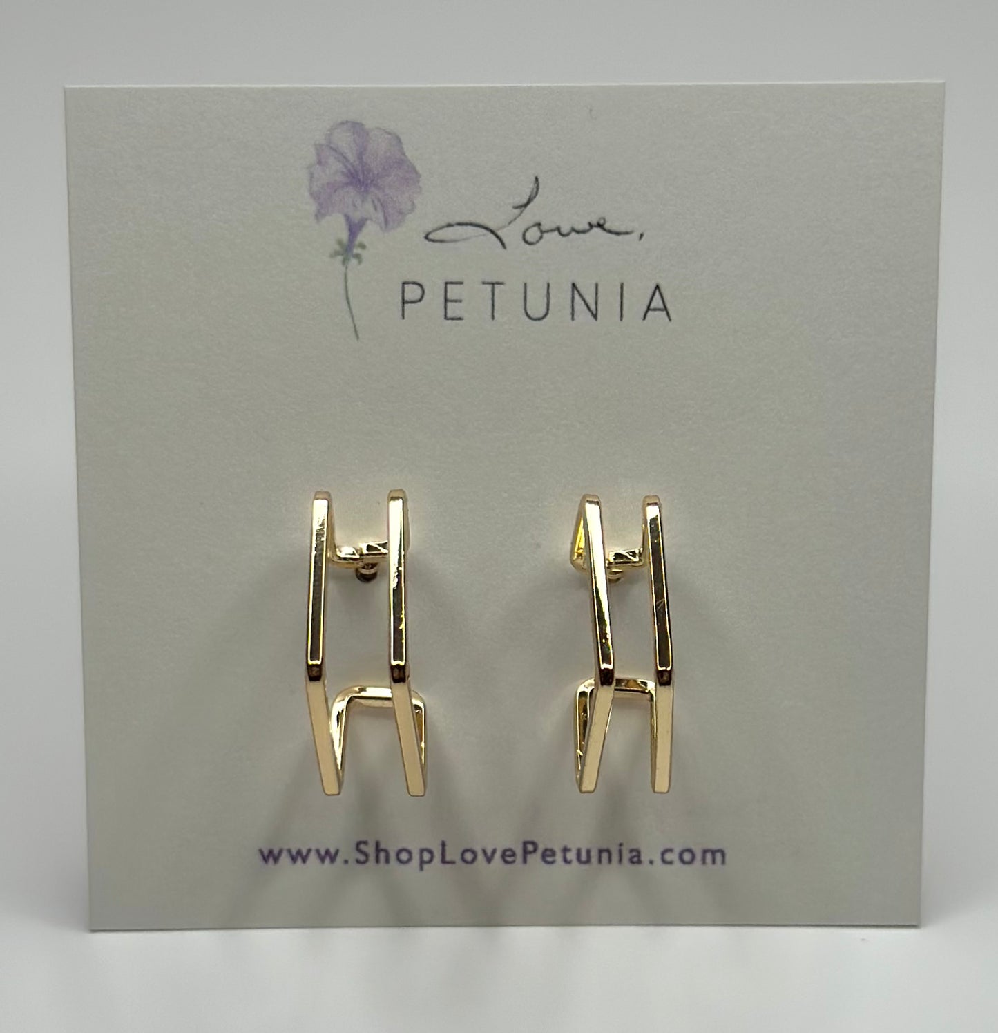 Fair Game Gold Earrings