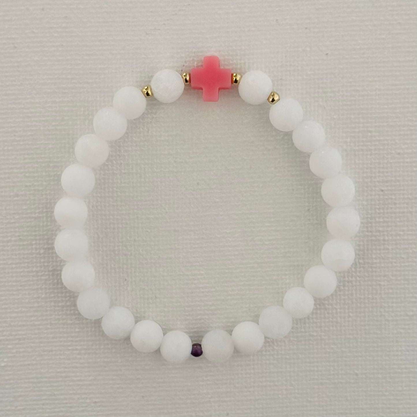 ‘Pink Cross’ Bracelet