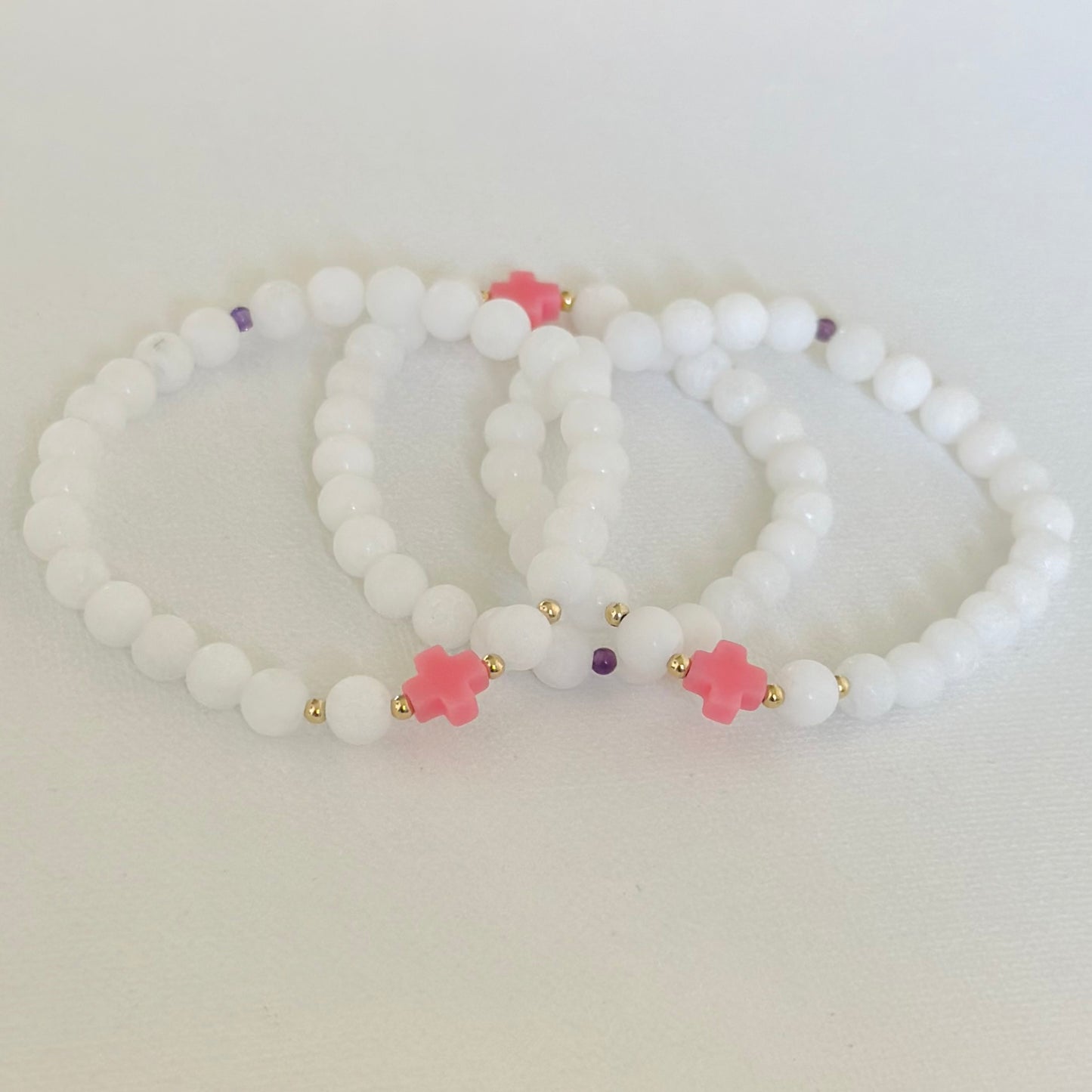 ‘Pink Cross’ Bracelet