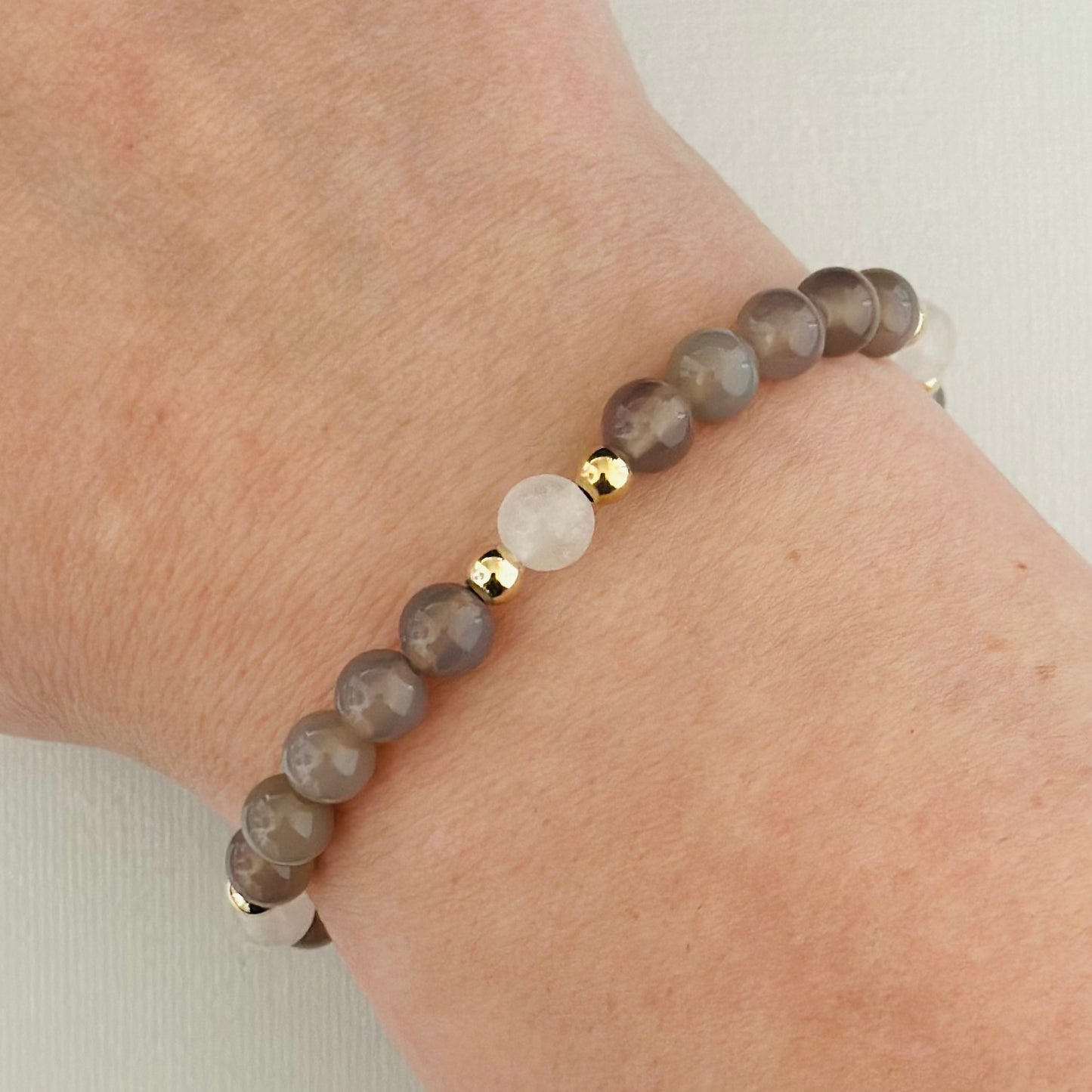 'Double Take' Bracelet - Gray